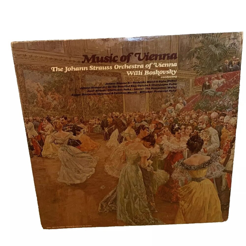 Johann Strauss Music Of Vienna (Vinyl, 1972) Angel S-36826 VG+ LP Record Album